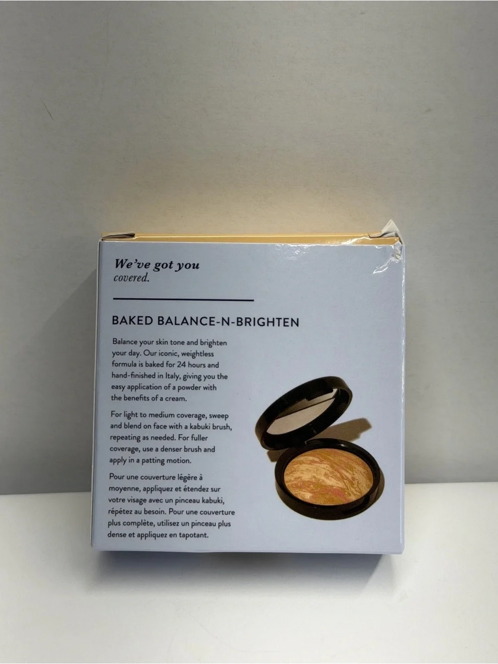 Laura Geller Baked Balance-N-Brighten Foundation Porcelain 0.32 oz 9g NIB